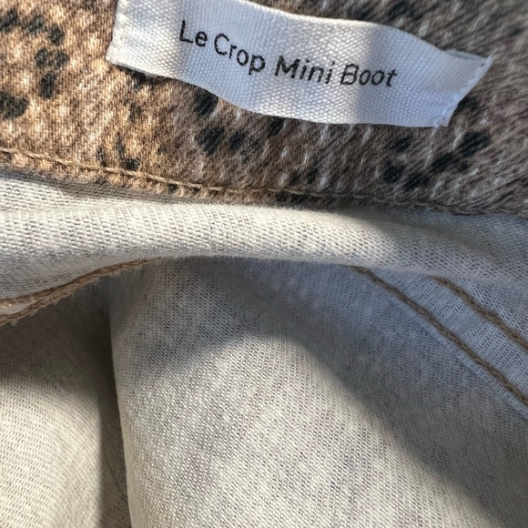 Frame Le Crop mini Boot animal Print Pants- 29 - Picture 9 of 11